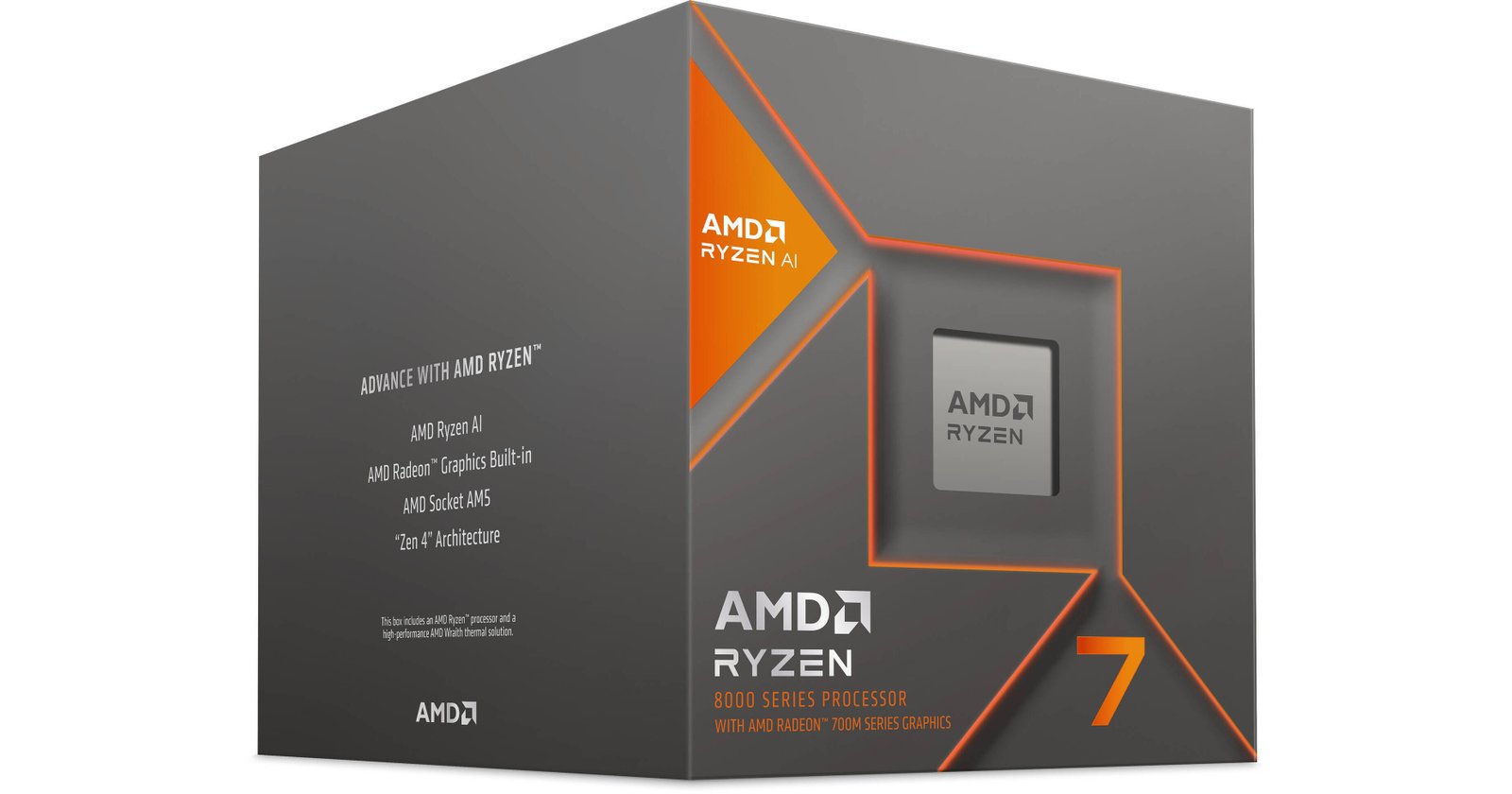 AMD Ryzen 7 7800X3D BOXED view 2
